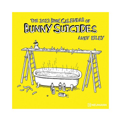 Neumann Verlage Zidni kalendar 2023 Bunny Suicides, 30x30 cm