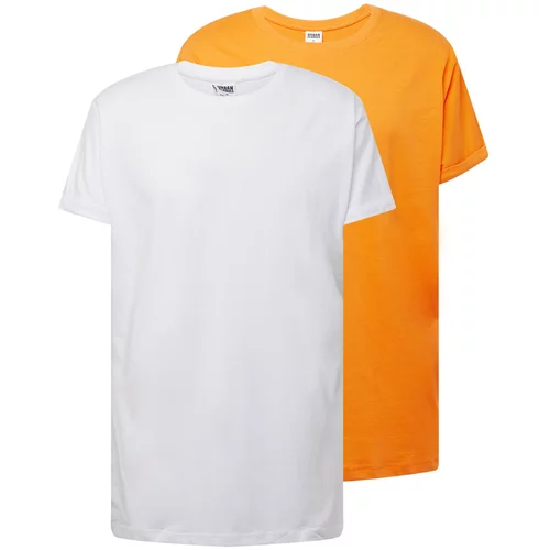 Urban Classics Majica oranžna / bela