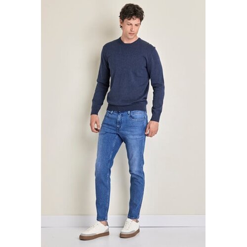 Legendww muske skinny fit farmerice sa suzenim nogavicama - model 130 Cene