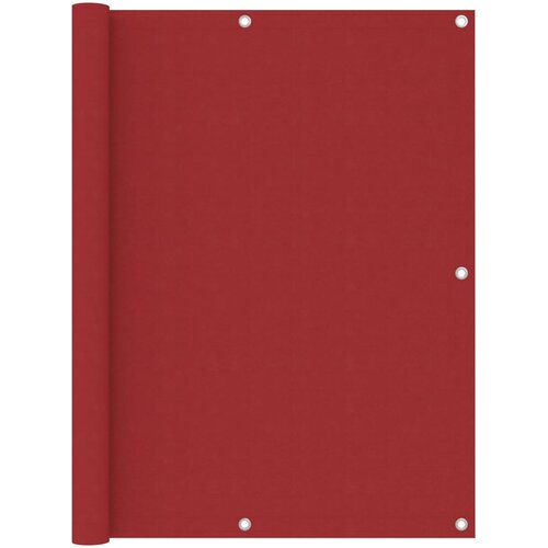 Balkonski zastor crveni 120 x 600 cm od tkanine Oxford Cijene