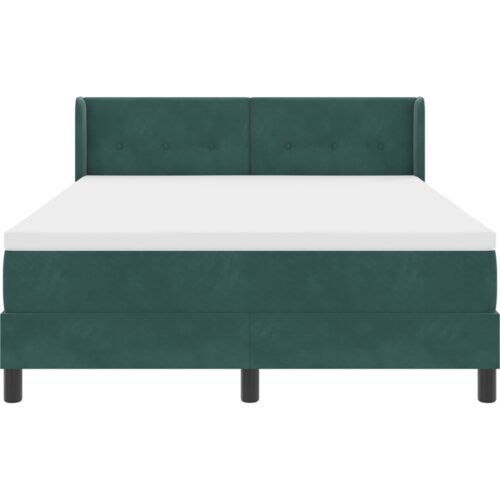Box Spring Krevet s Madracem Tamno Zelena 160x200 cm Bar&amp;scaron;un Slike