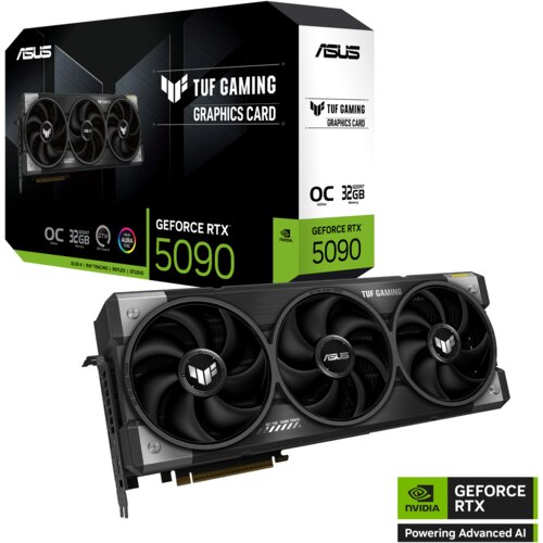 Asus TUF grafička kartica TUF Nvidia GeForce RTX 5090 O32G GAMING 32GB GDDR7, 512-bit,3xDP, 2x HDMI Cijene