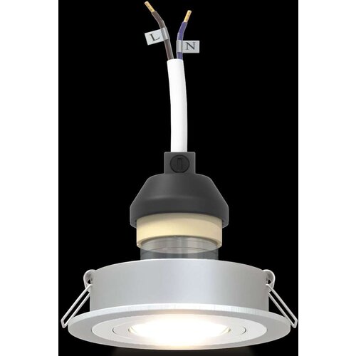 vidaXL Ugradni reflektori 12 komada Okrugli GU10 Srebrni &Oslash;91 mm Cijene