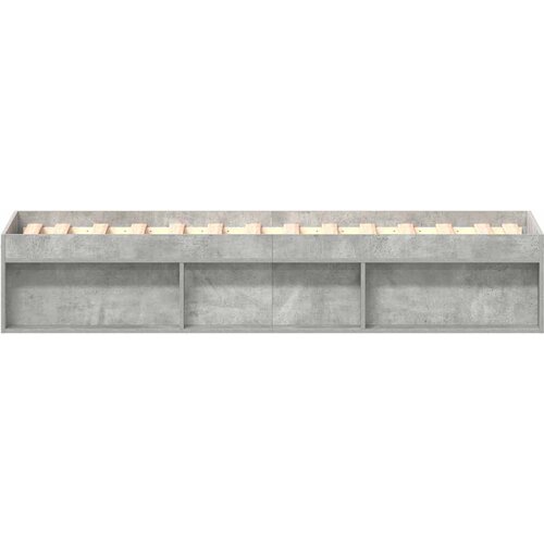  Okvir kreveta siva boja betona 90 x 190 cm Slike
