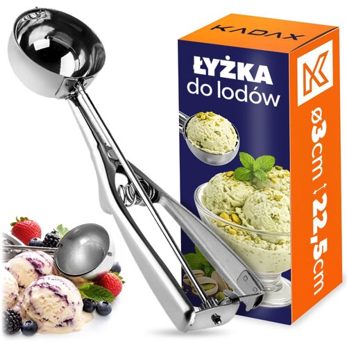 KADAX zajemalka za sladoled, zajemalka za krompir in riž, jeklena servirna žlica, (5000354667) Cene