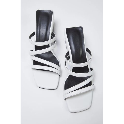 Trendyol Shoes Ženske papuče Takss25To00065, Bele Cene