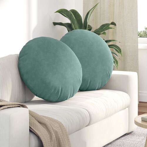  Jastučići za sjedenje 2 pcs Morska zelena &amp;Oslash; 40 x 13 cm Bar&amp;scaron;un Slike