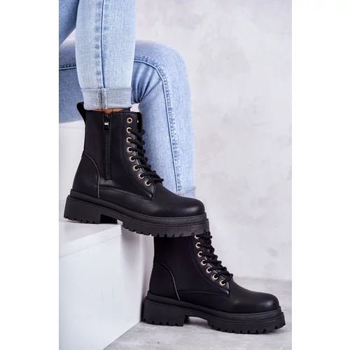 Kesi Women's Warm Leather Boots Light Black Dorchen