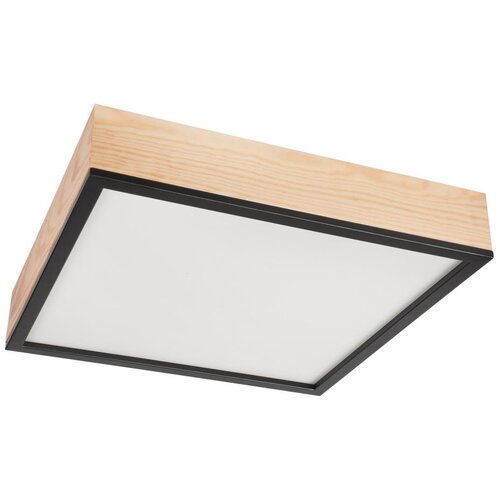  plafonsko svetlo natural square 4xE27/15W/230V 48x48 cm borovina/crna Cene