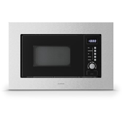 Klarstein Ugradbena mikrovalna pećnica Verosteel s roštiljem | Roštilj 800 W | Mikrovalna pećnica 700 W | 60 cm Cijene