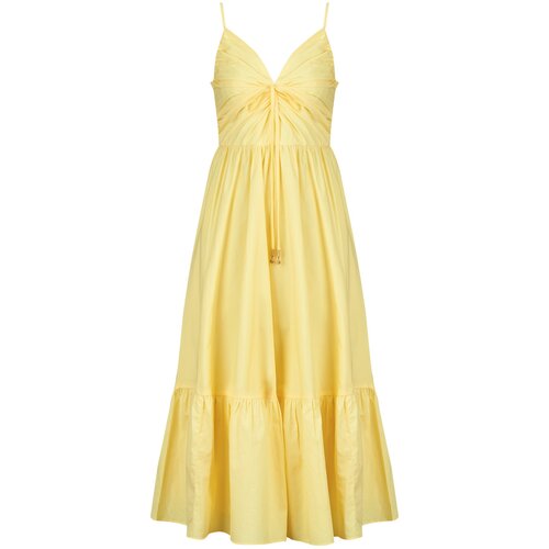 Michael Kors POPLIN MIDI DRESS žuta Cijene