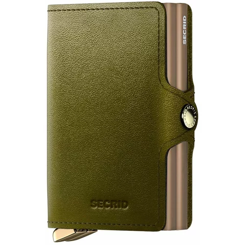 Secrid Usnjena denarnica zelena barva, TDu-Olive