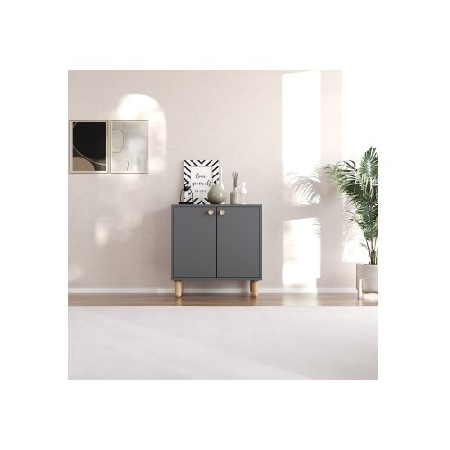 Hanah home lina - anthracite anthracite multi purpose cabinet Slike