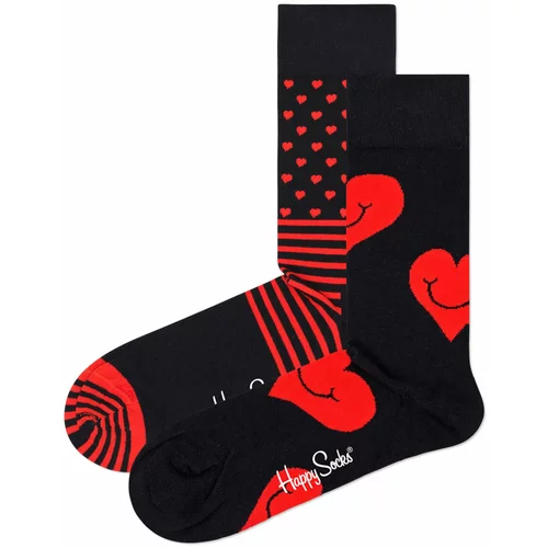 Happy Socks Čarape crvena / crna
