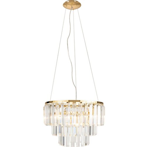  MAXLIGHT P0423 - Visilica na sajli MONACO 9xG9/40W/230V prečnik 42 cm zlatna Cene