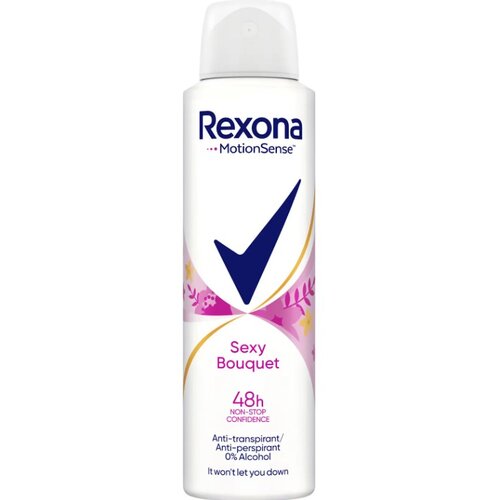 Rexona ženski dezodorans sexy bouquet, 150ml Slike