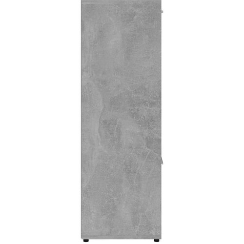 VidaXL Knjižna omara betonsko siva 90x30x90 cm iverna plo&amp;scaron;ča Slike