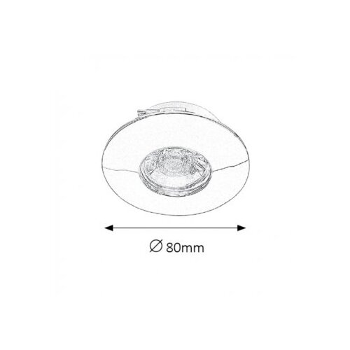 Rabalux randy spot 3xfixLED 4W,okrugla,hrom,IP44 Slike