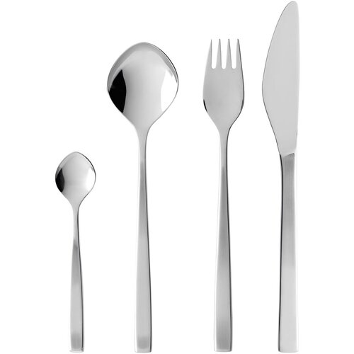 Gense Pribor 16 kom od nehrđajućeg čelika u srebrnoj boji Fuga – Cene