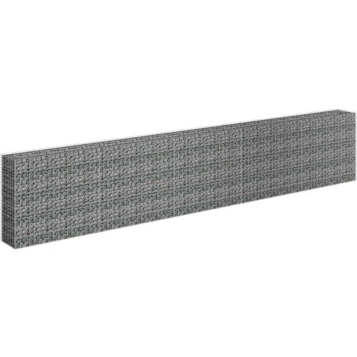  Gabionska sadilica od pocinčanog čelika 450 x 30 x 90 cm Slike