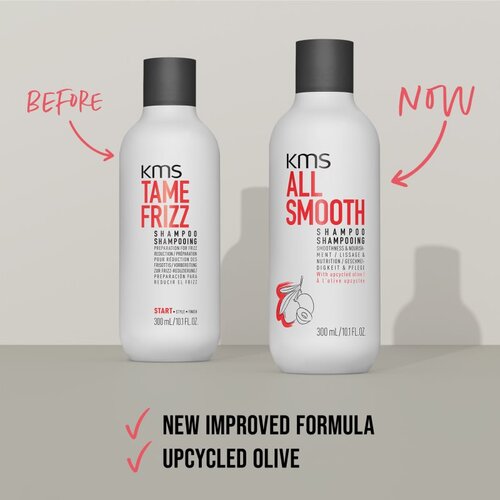 KMS All Smooth Shampoo &amp;scaron;ampon za zaglađivanje za jaku, grubu i suhu kosu 300 ml Slike