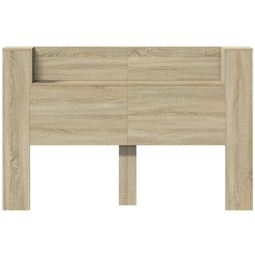  Krevetna ploča s LED-om s policom Sonoma 160 x 16 5 x 103 5 cm - sonoma hrast 160 cm Slike