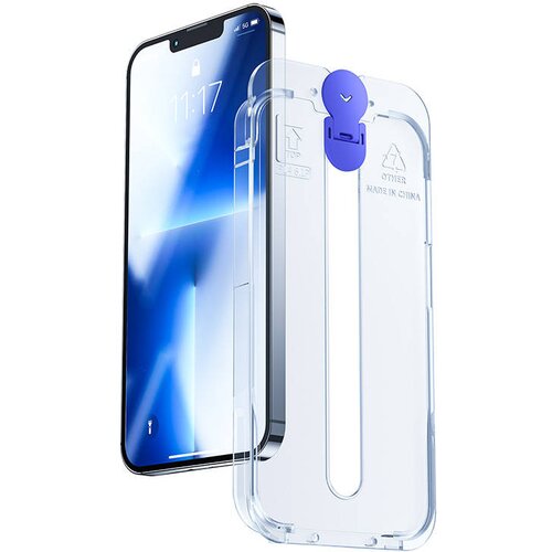 Joyroom Celozaslonsko kaljeno steklo Easy Fit JR-H12 za Apple iPhone 14 Pro Max 6.7", (20628162) Cene