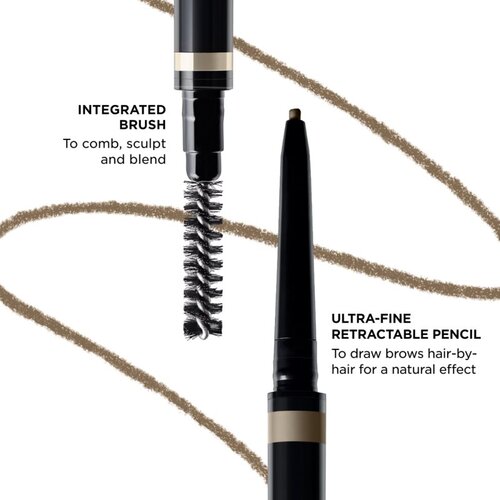 Clarins Wonder Define Eyebrow Pencil svinčnik za obrvi s čopičem odtenek 01 ash blonde 0.06 g Slike