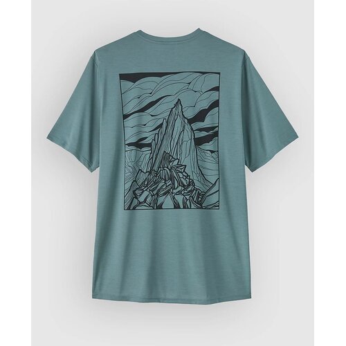 Patagonia Cap Cool Daily - Cloud Crag T-shirt blue sage / lt blue sg xdye Slike