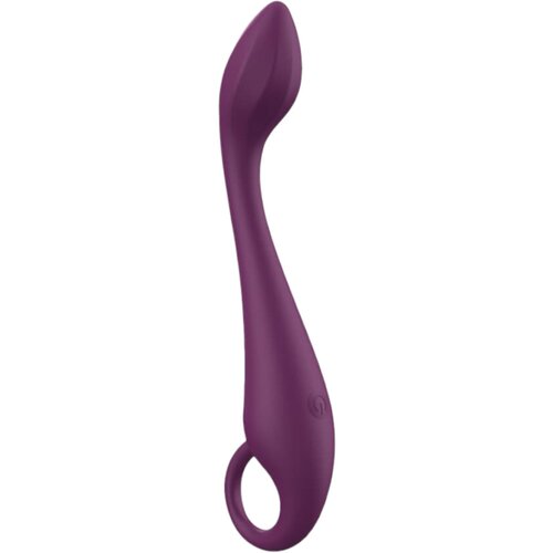 Aixiasia Lotty - Vodoodporni vibrator za točko G (vijolična) Slike