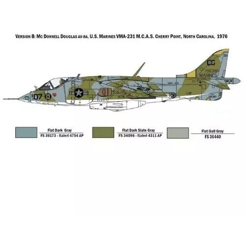  Italeri: Model letala AV-8A - 1:72 Cene