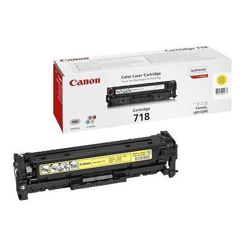 Canon toner CRG-718Y, žuti Slike