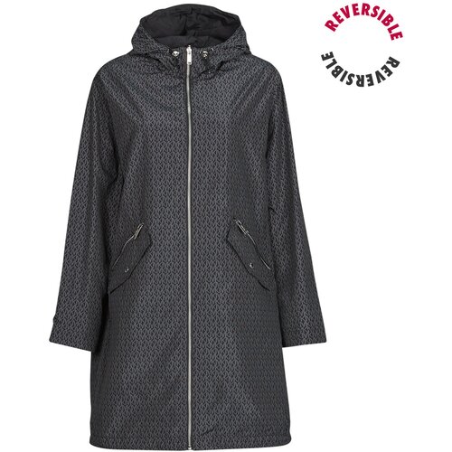 Michael Kors Parke REVERSIBLE MK LOGO PARKA Siva Slike
