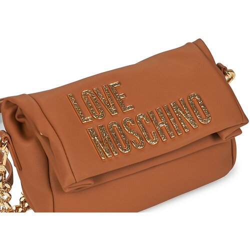 Love Moschino Torbice za na ramo BOLD LOVE HAMMERED Kostanjeva Slike