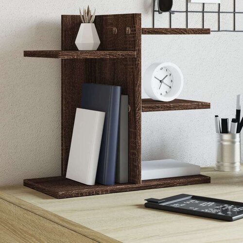  Organizator za pisalno mizo rjavi hrast 42x21,5x42 cm inž. les, (21413906) Cene