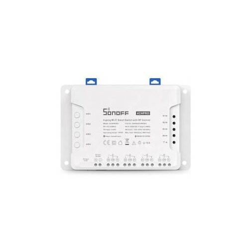 SONOFF pametno stensko stikalo Wi-Fi 4-kanalni 4CHPROR3 Slike