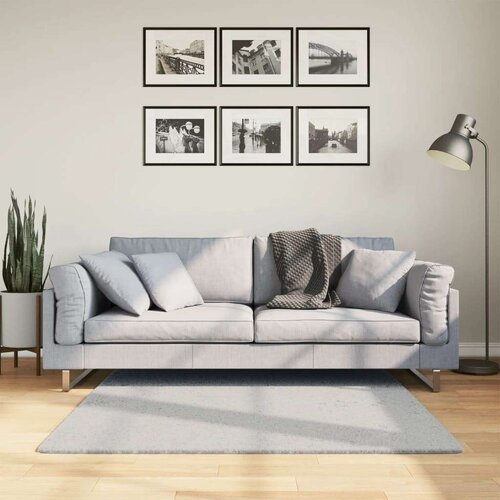  HUARTE kratkih vlakana mekani i perivi sivi 120x120 cm Cene
