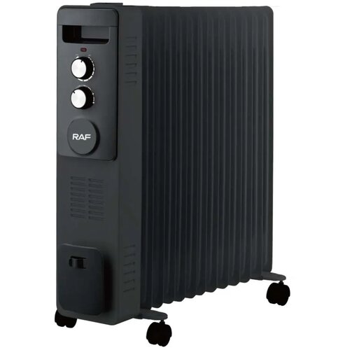 RAF R.1338B uljni radijator sa ventilatorom 13 rebara crni 2900W Slike