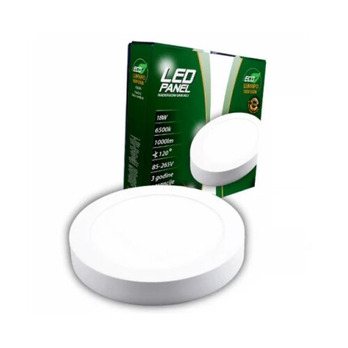 Eco LED panel nadgradni okrugli 18W 6500 Cene