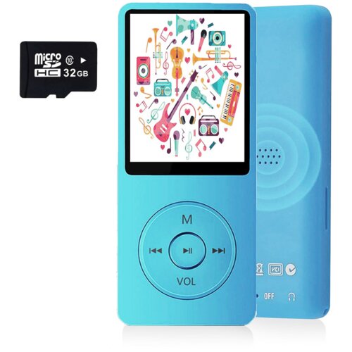 MP3 Player Bluetooth 32GB plavi Slike
