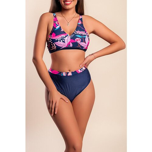 Fenzy Plus Size Dvodijelni Kupaći Kostim, Ružičasti Cijene