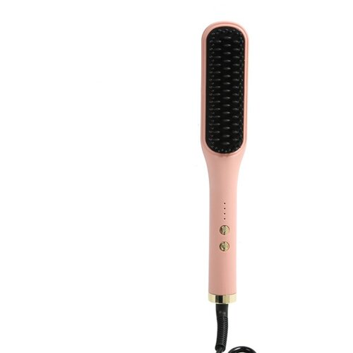 INF Električna krtača za ravnanje las - 2-v-1 ravnalnik in kodralnik Pink, (5000139938) Cene