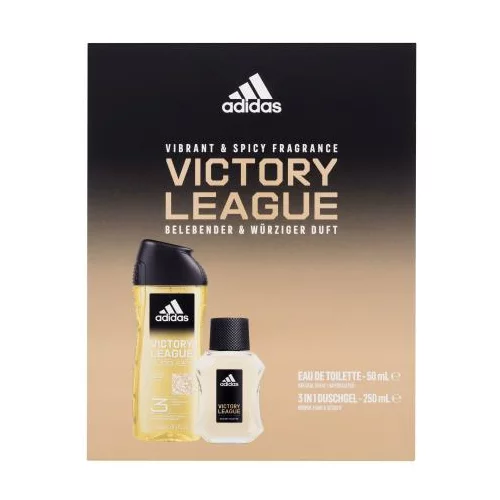 Adidas UEFA Champions League Victory Edition Set toaletna voda 50 ml + gel za tuširanje 250 ml za moške