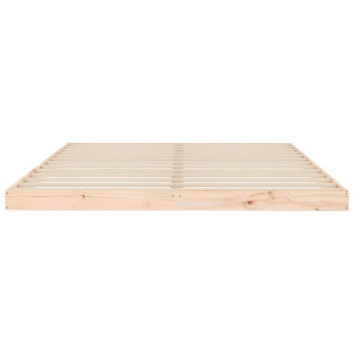  Okvir kreveta 150 x 200 cm veliki bračni od masivne borovine Slike