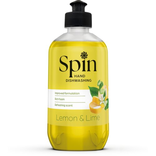 Spin Tečni deterdžent za sudove Lemon&amp;amp;Lime, 500ml Slike