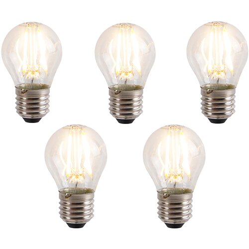 LUEDD Komplet 5 LED žarnic E27 s 3-stopenjsko zatemnitvijo P45 5W 700 lm 2700K Cene