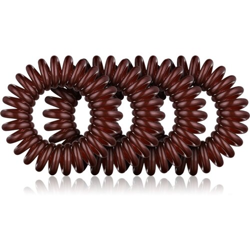 BrushArt Hair Hair Rings elastike za lase 4 kos Brown 4 kos Cene