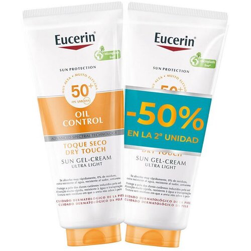 EUCERIN® Sun Body Oil Control gel-krema SPF50+ pakiranje 2 x 200 ml Cijene
