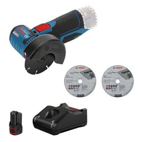 Bosch akumulatorska brusilica GWS 12v-76 + baterija 1x2ah + punjač 0615990M3E Slike