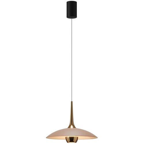  MAXLIGHT P0674 - LED luster na sajli MANUKA LED/12W/230V &amp;Oslash; 28 cm zlatna/bež Slike